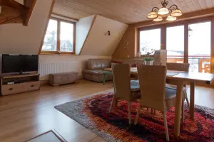 Wohnung HANKA - Wohnzimmer mit Essbereich